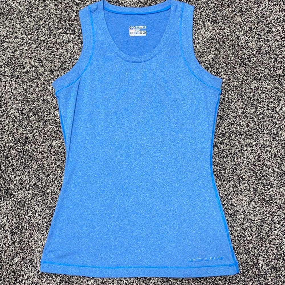 Women’s Under Armour Blue tank top small fitted